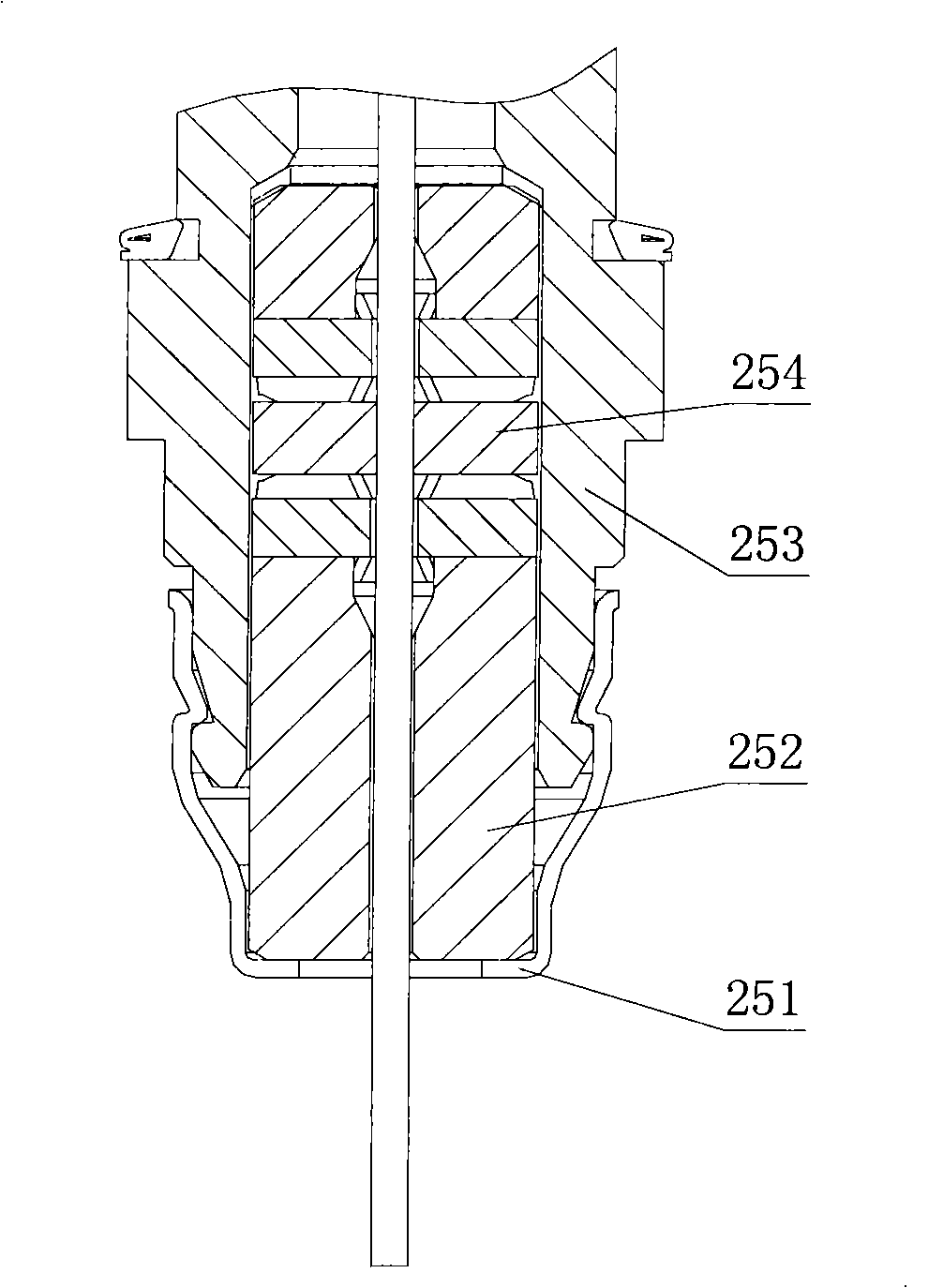 Production method of gas transducer