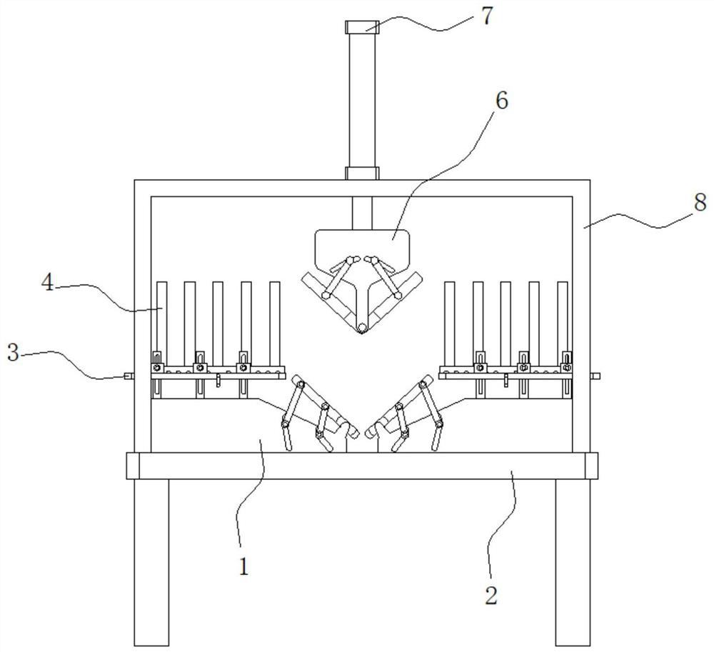 Bending angle adjusting structure and method for steel in production of fire-resisting window