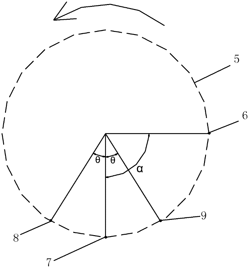 Control method for flying shear tail-shearing of rod wire