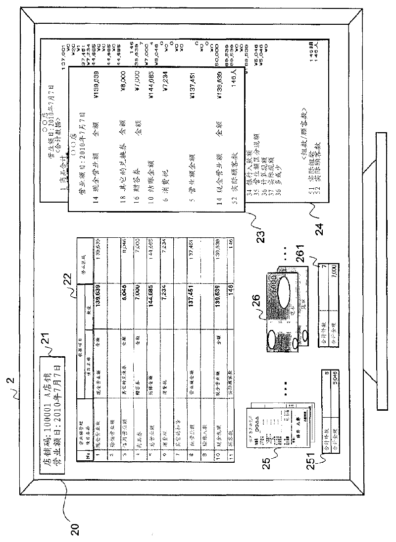 Receipt data verification support device and receipt data verification support program