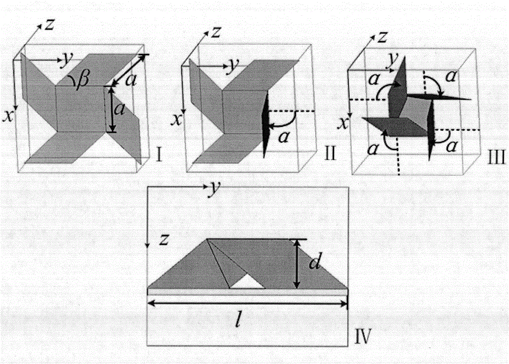 Novel three-dimensional broadband super-light wave-absorbing material and designing method thereof