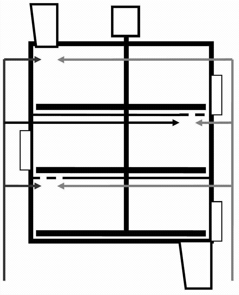 Method for processing pre-leached material of camellia seed through bulking