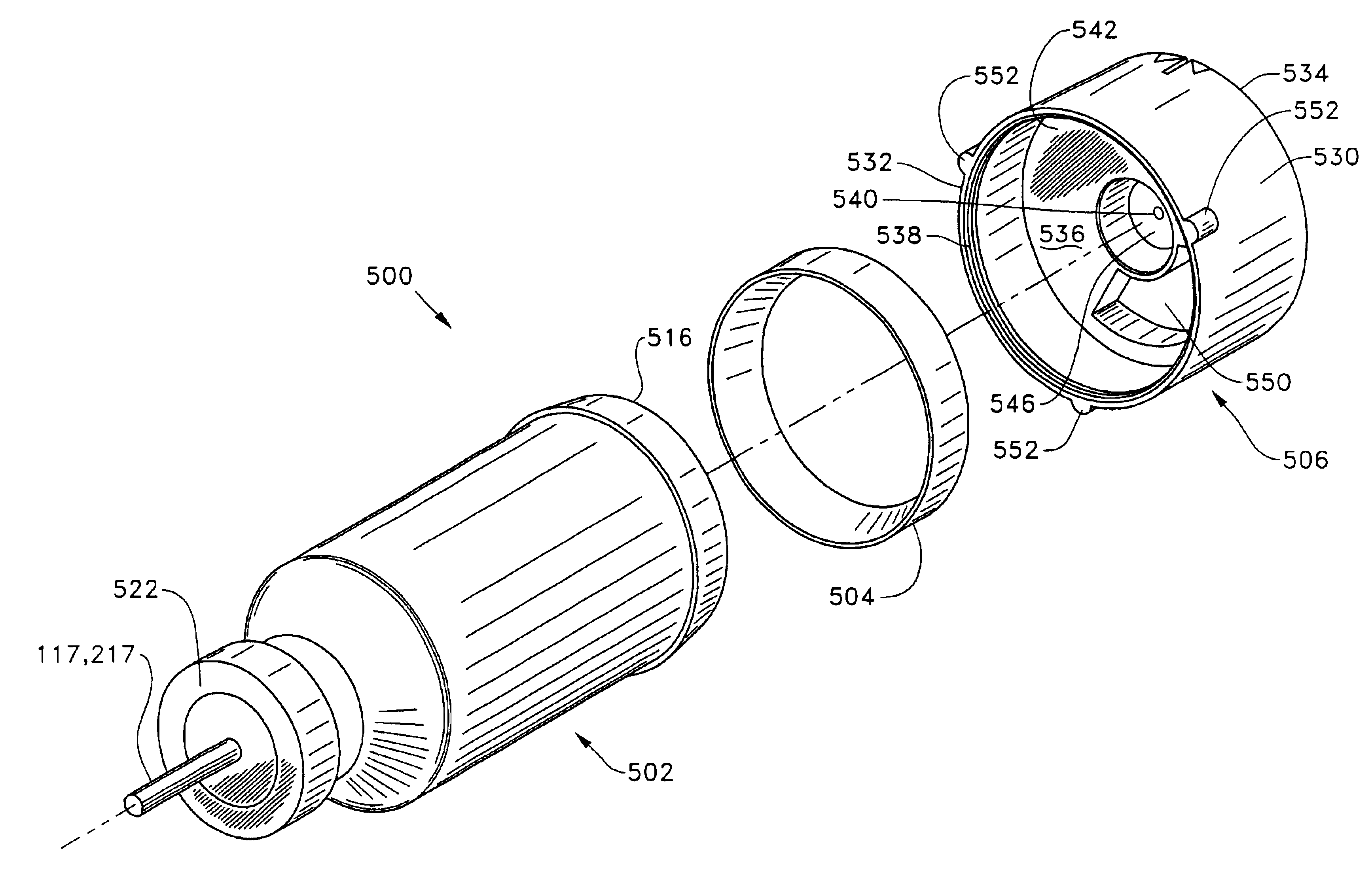 Apparatus for delivery of fluid to opthalmic surgical handpiece