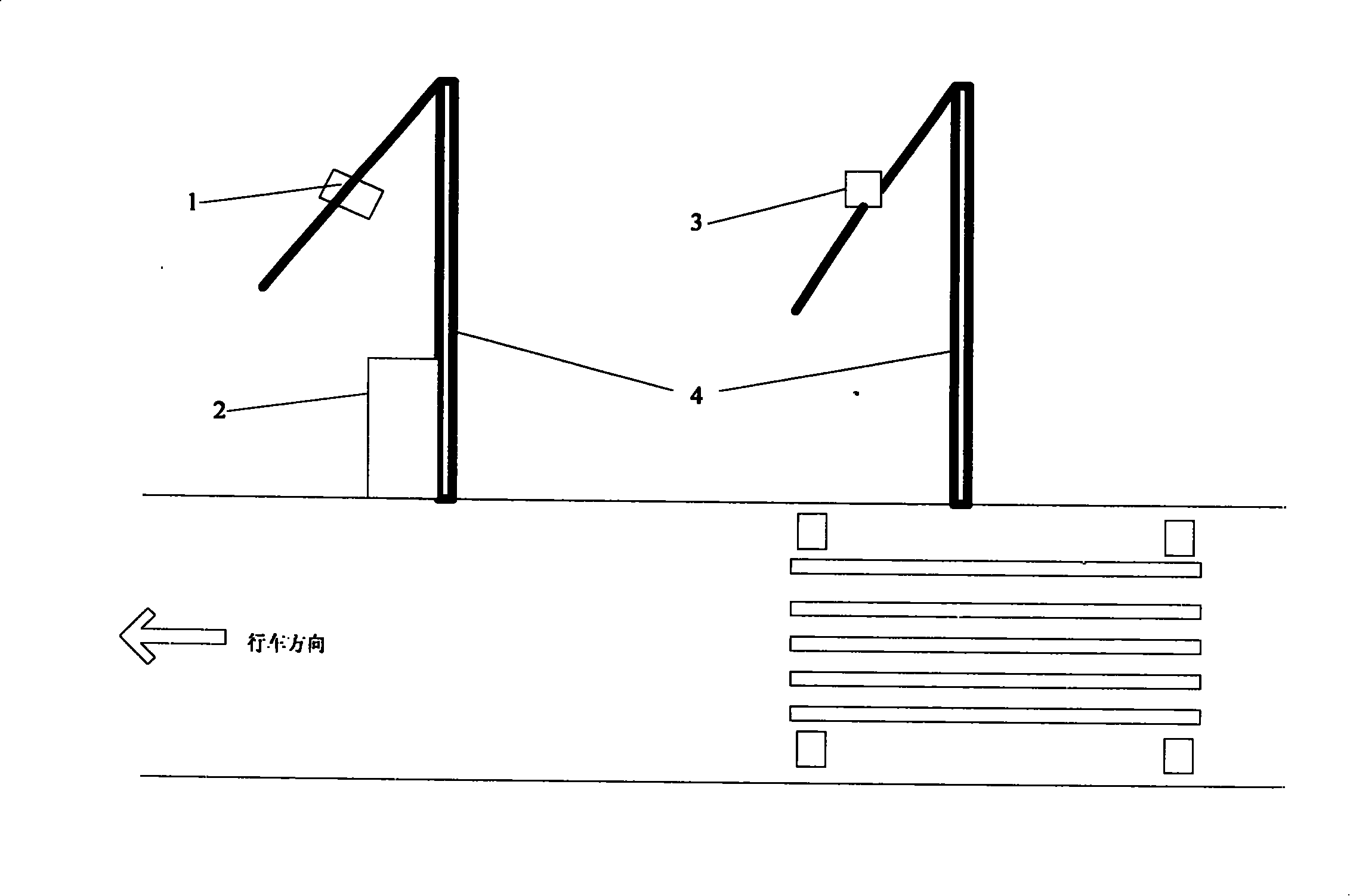 Method for obtaining vehicle speed accurately with video mode