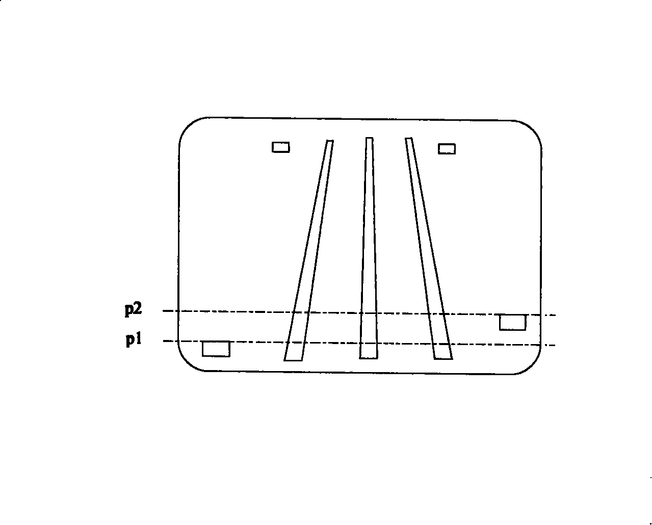 Method for obtaining vehicle speed accurately with video mode