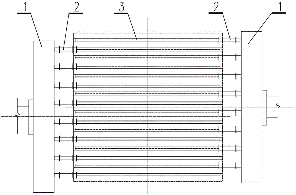 Pyrolysis gas conveying and spraying structure