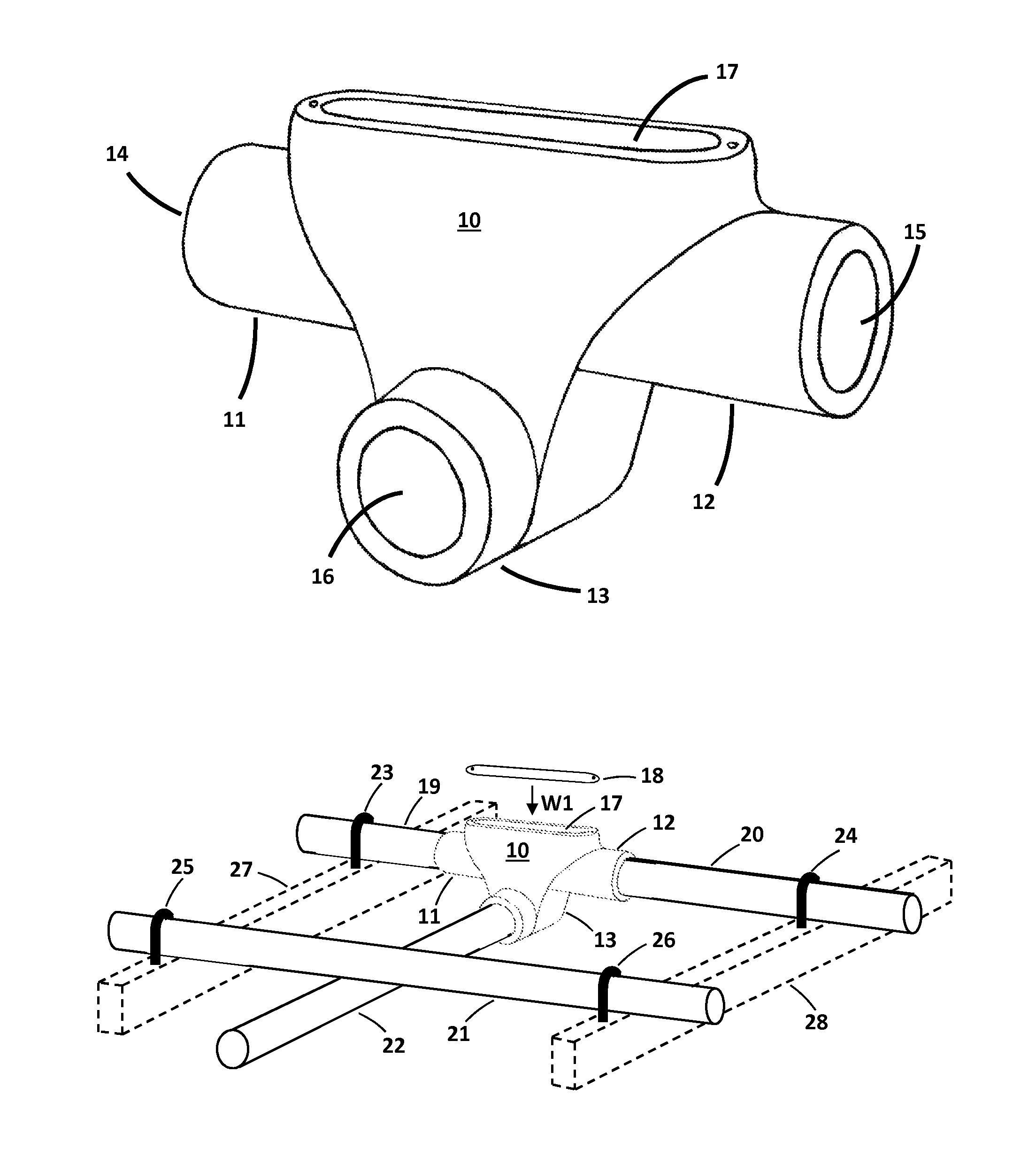 Offset conduit body