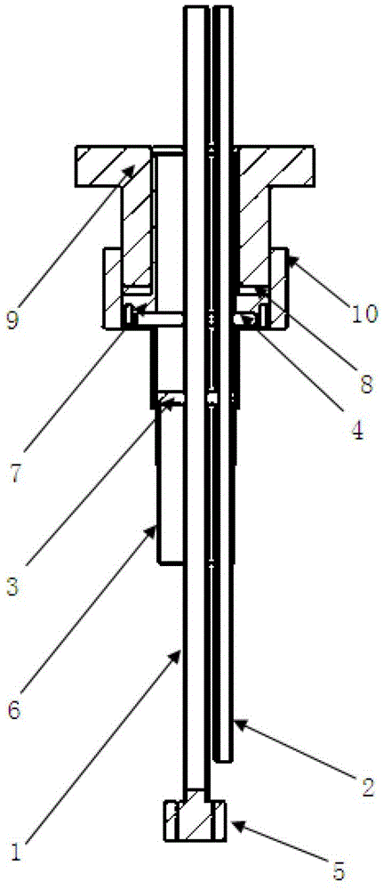 A low-temperature liquid temperature and pressure measurement lead wire device