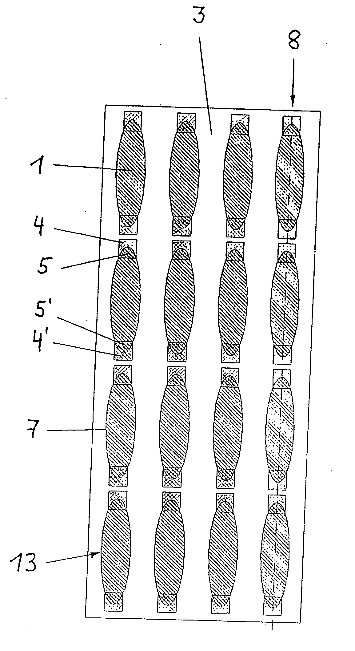 Analysis arrray comprising heatable electrodes, and methods for chemical and biochemical analysis