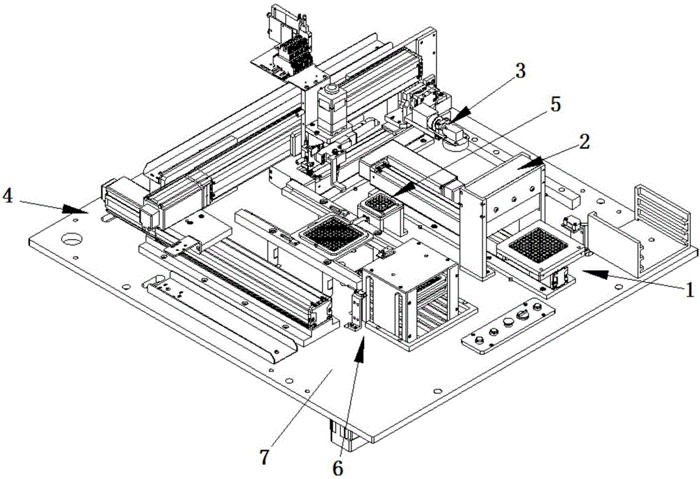 Device for detecting camera modules and method of detecting camera modules through device