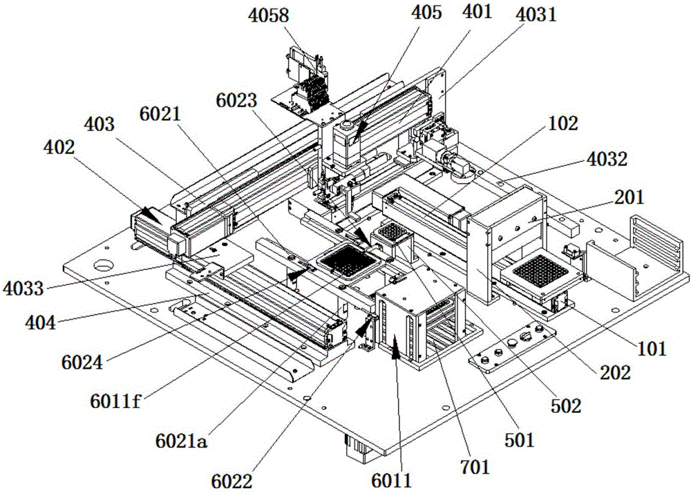 Device for detecting camera modules and method of detecting camera modules through device