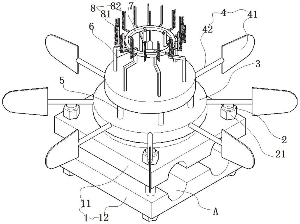 An ADSS optical cable bird repelling device