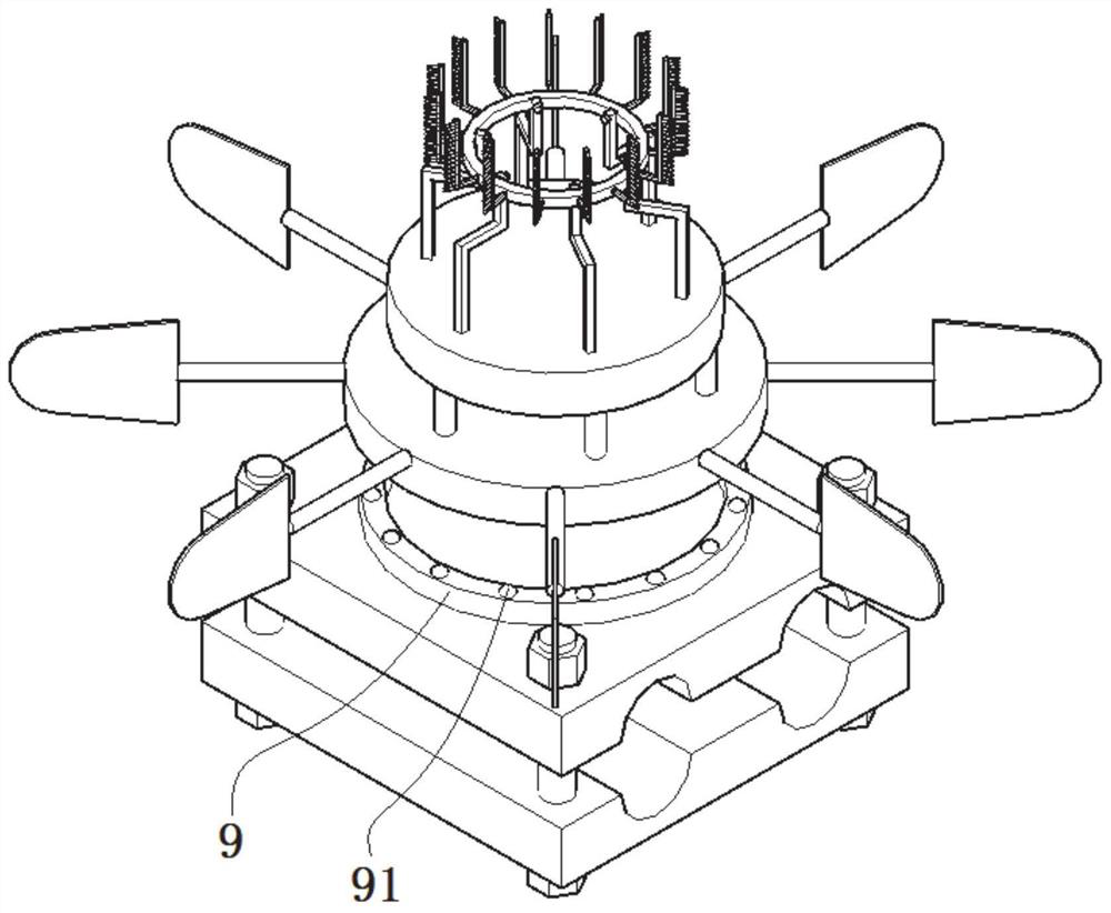 An ADSS optical cable bird repelling device