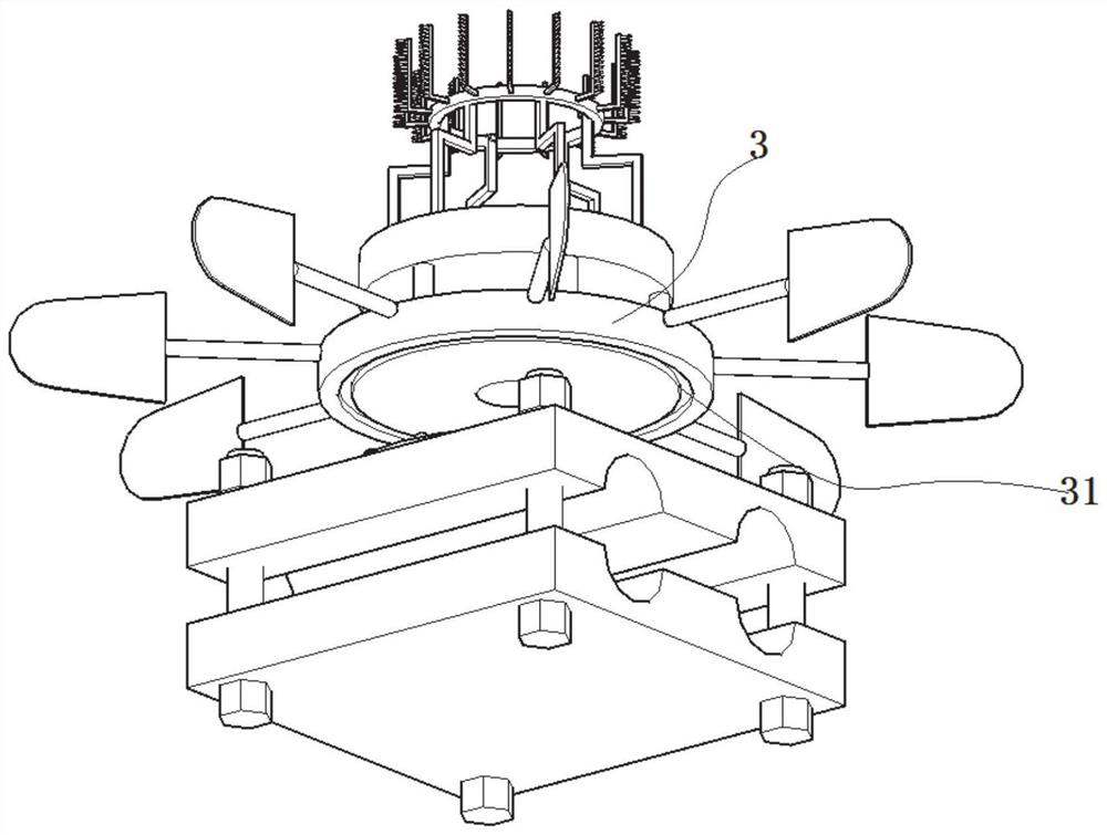 An ADSS optical cable bird repelling device