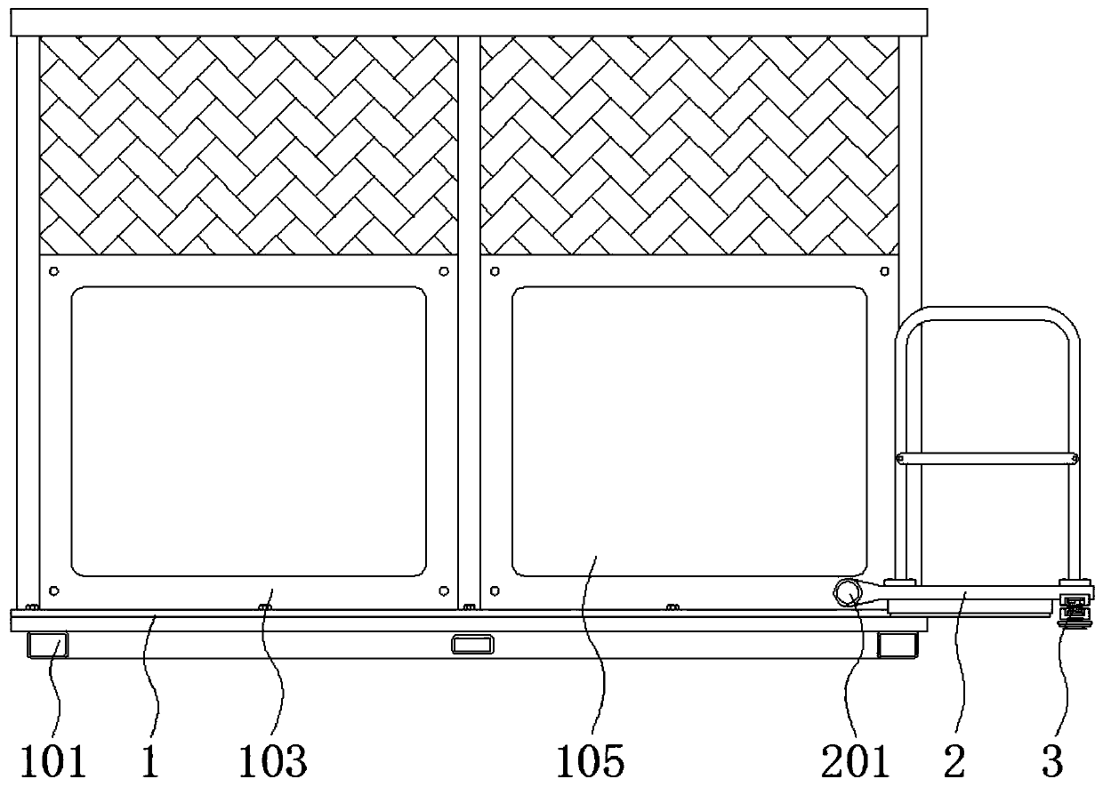 Elevator and indoor gap bridge device