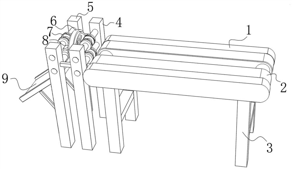 Corn stigma stripping device for corn processing