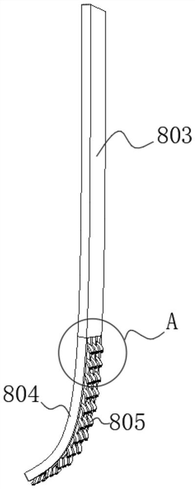 Corn stigma stripping device for corn processing