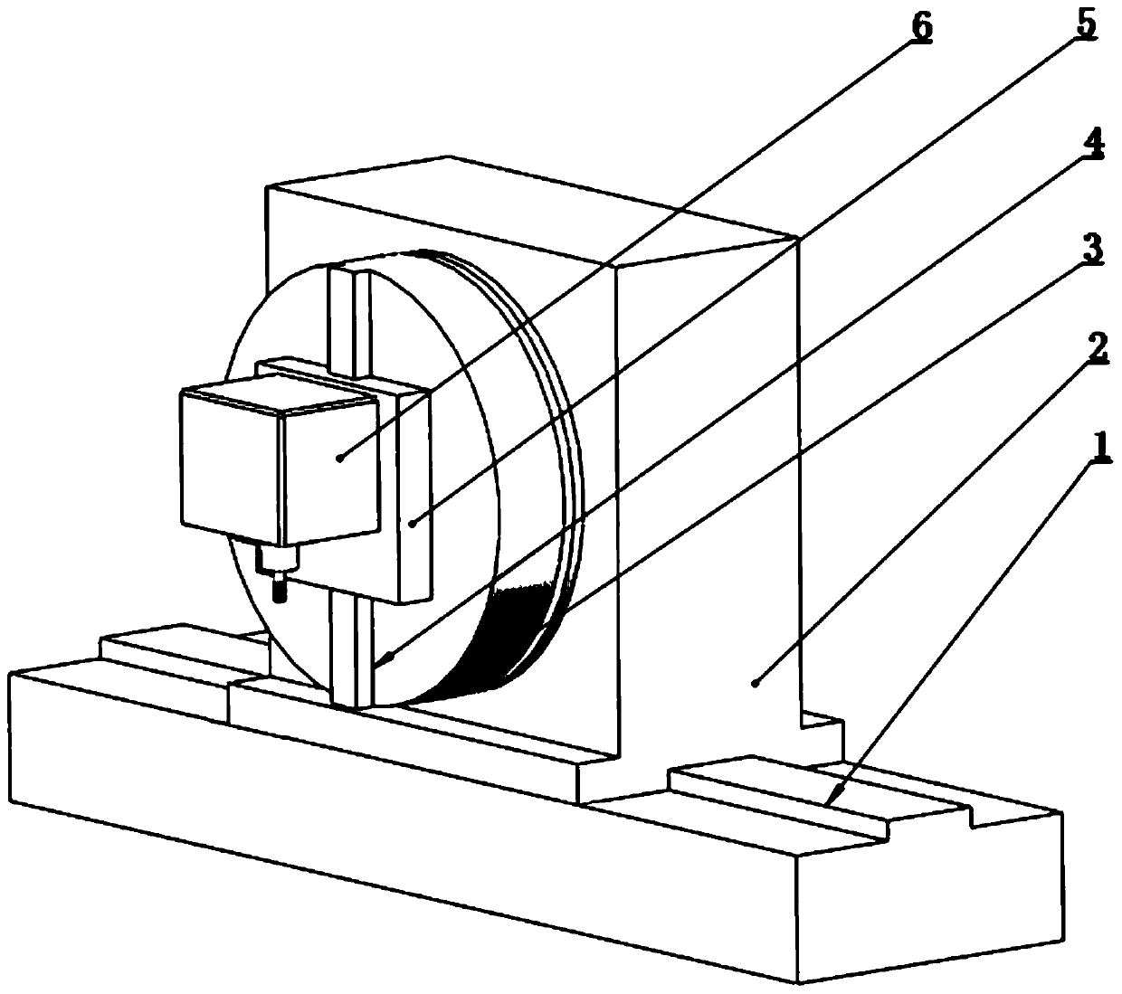 Turning-milling composite machine tool based on auxiliary machine vision laser heating and monitoring method