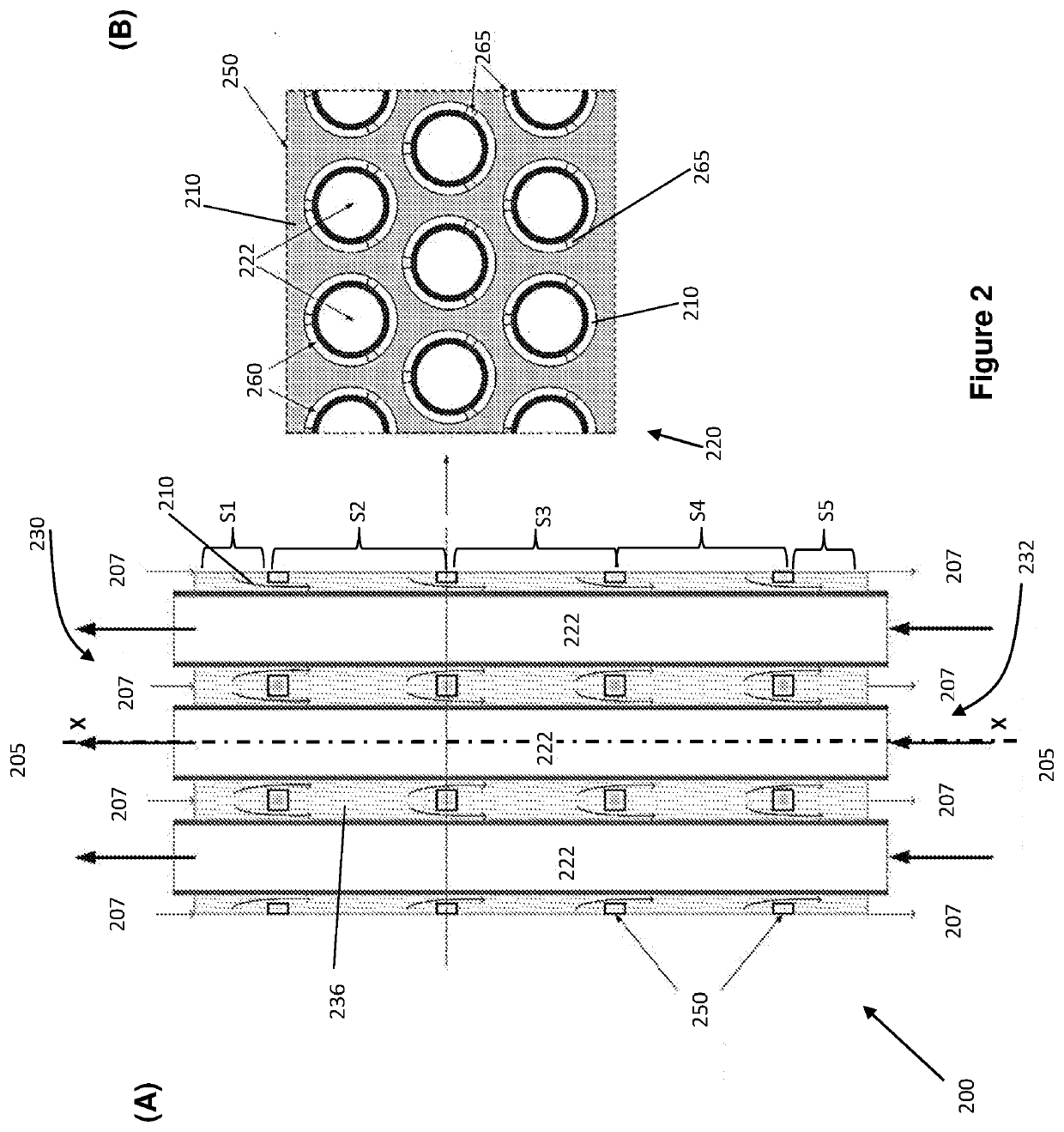 Moving-bed particle heat exchanger