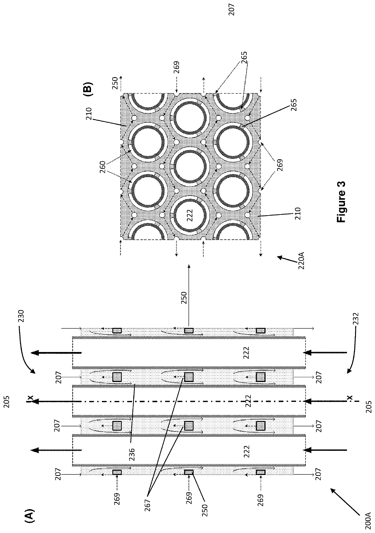 Moving-bed particle heat exchanger