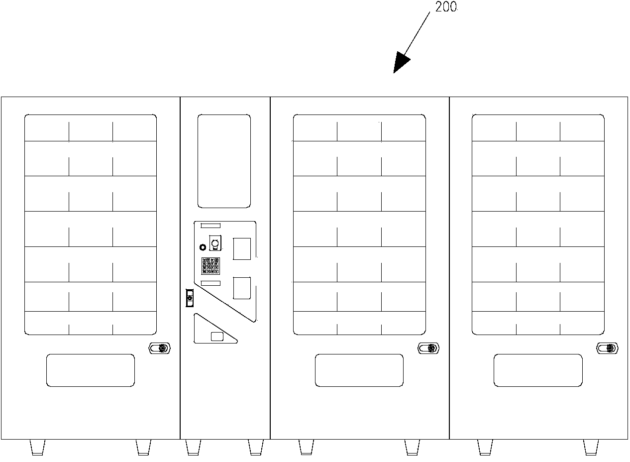 Distributing and selling all-in-one machine system