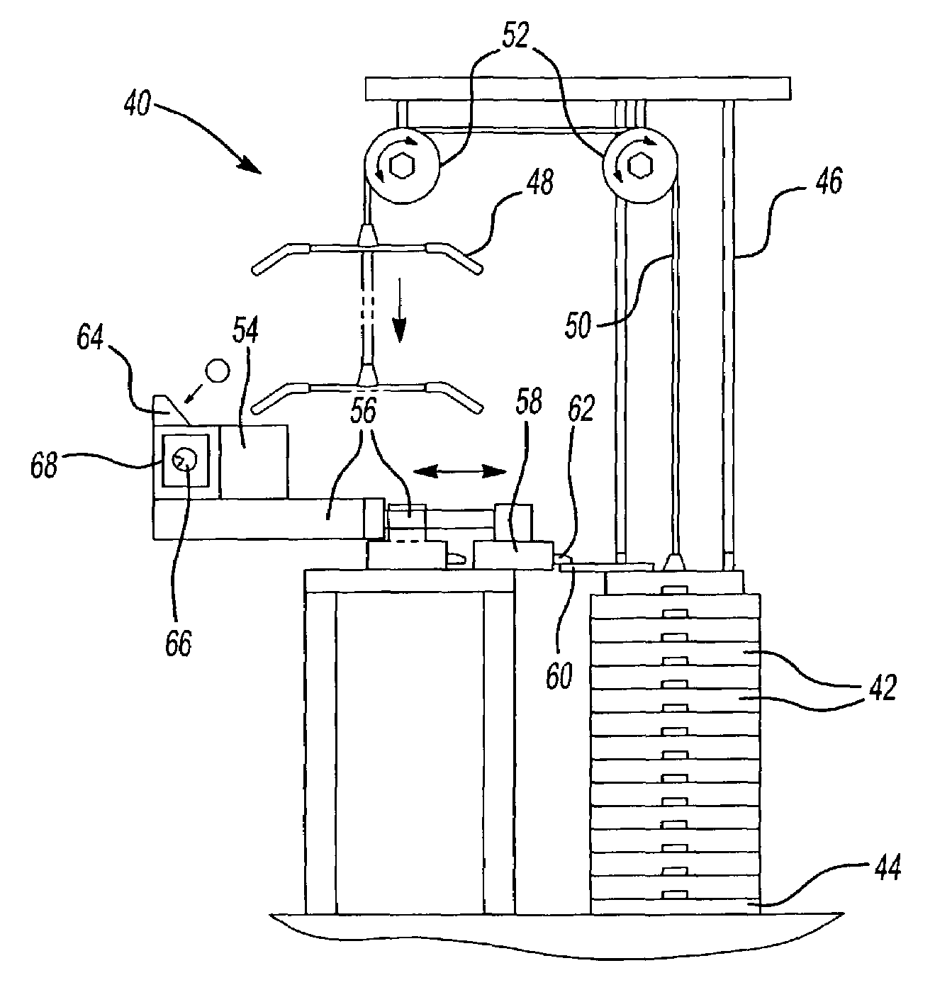 Lockout mechanism for exercise equipment