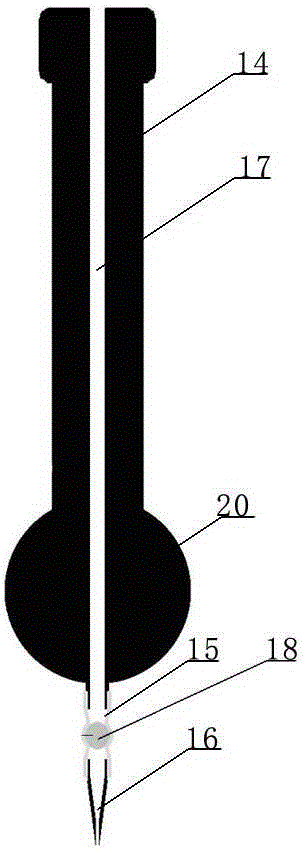 A dilution device capable of simplifying the ratio dilution operation