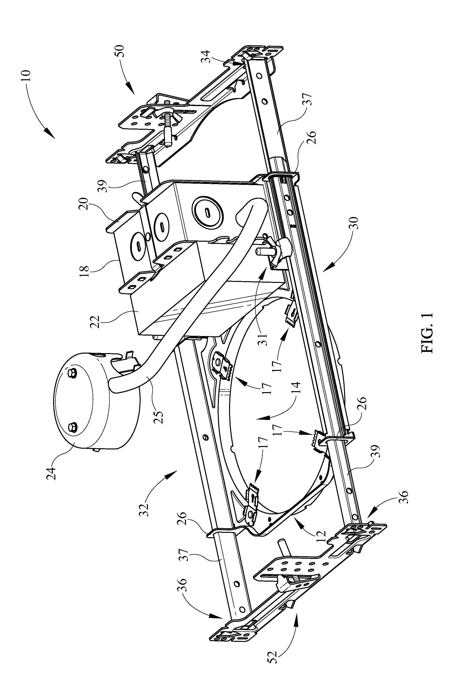 T-bar mounting system