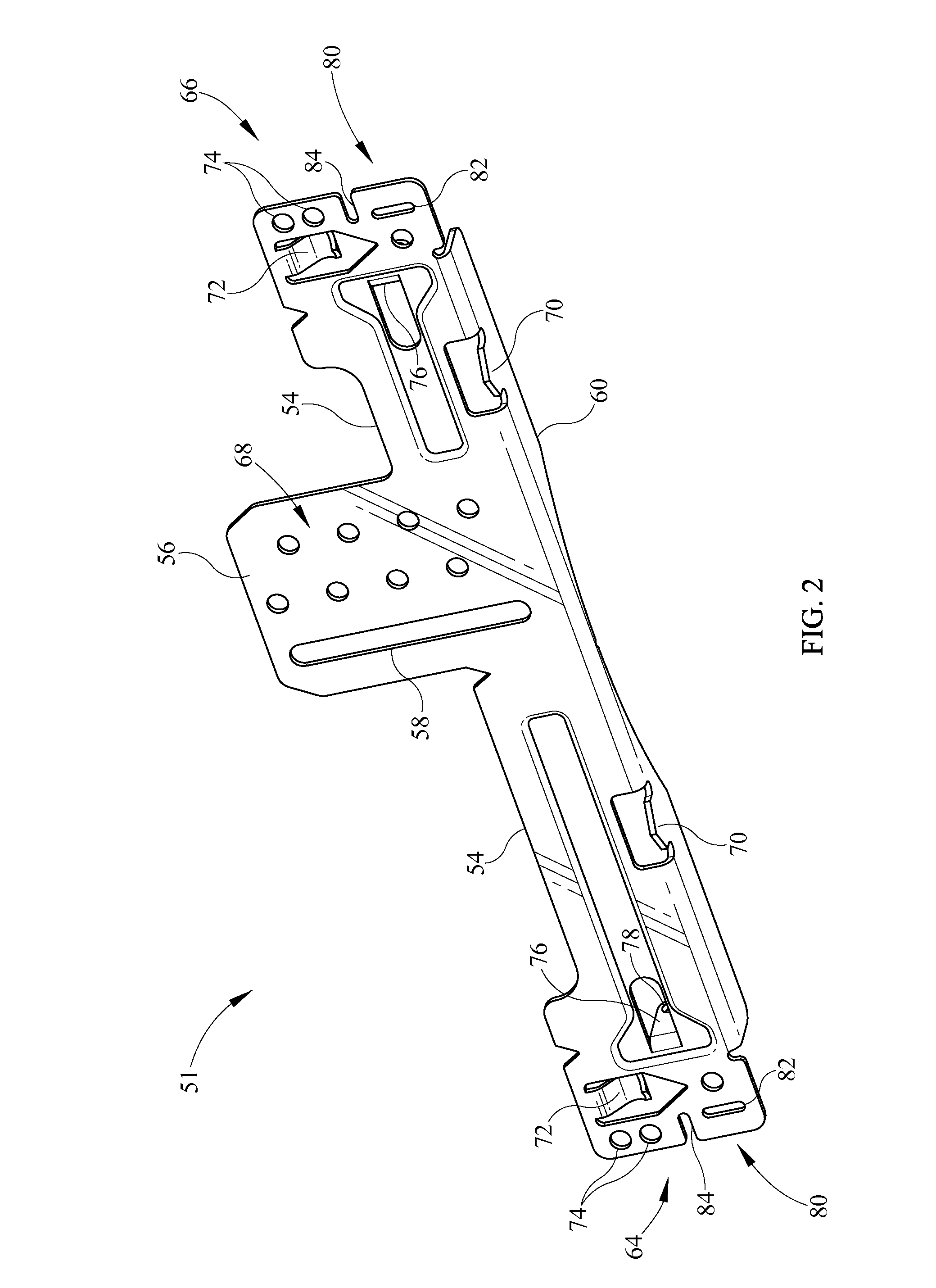 T-bar mounting system