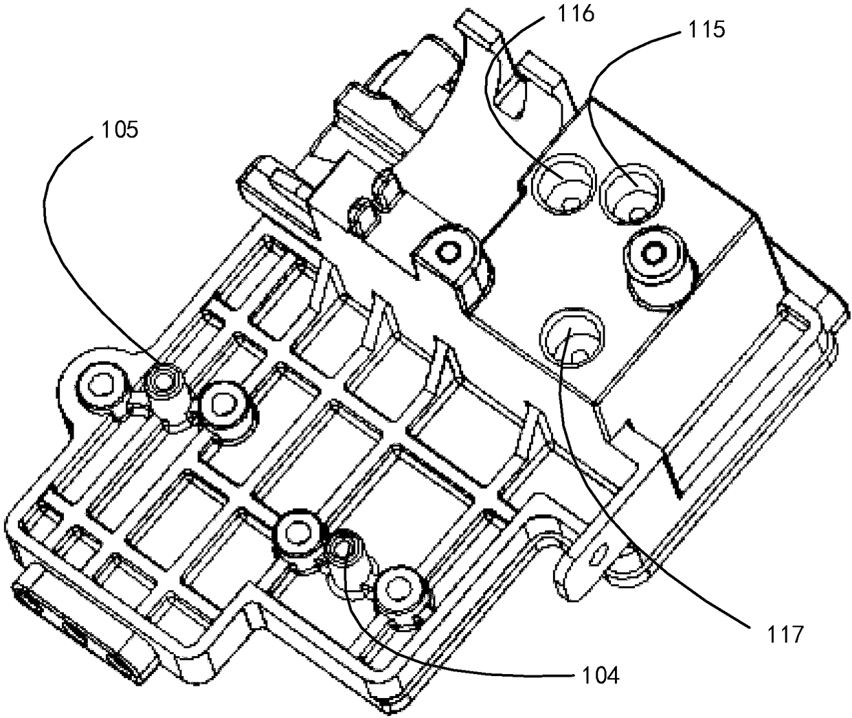 Integrated gas passage board, gas processing device and medical equipment thereof