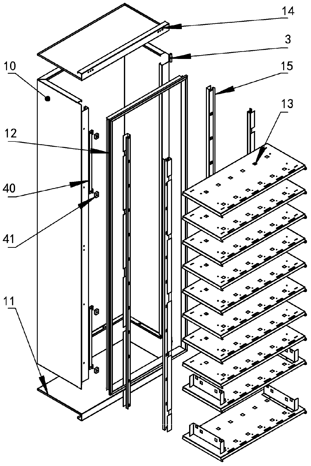 Shielding cabinet