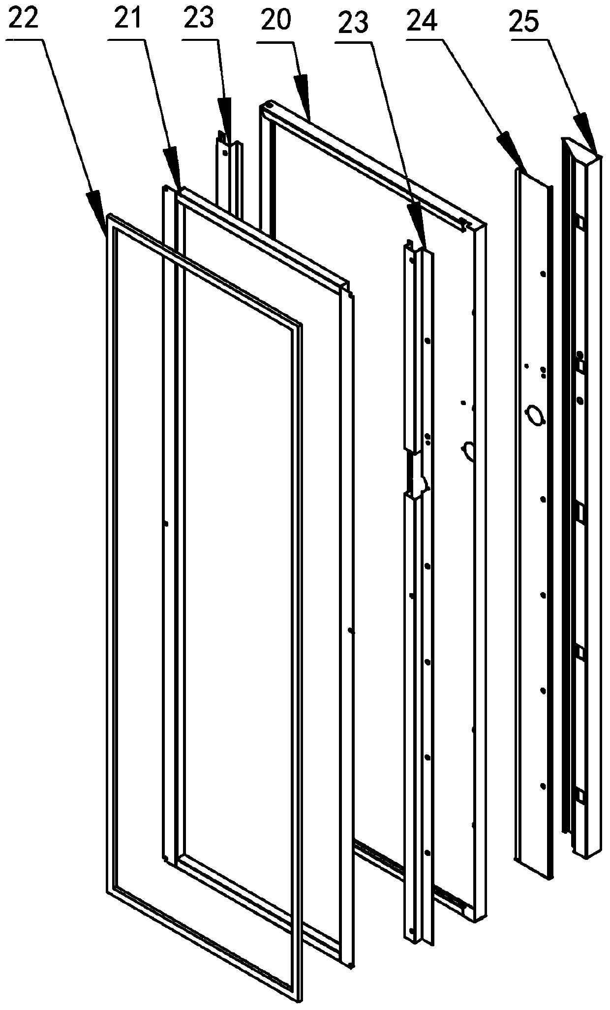 Shielding cabinet