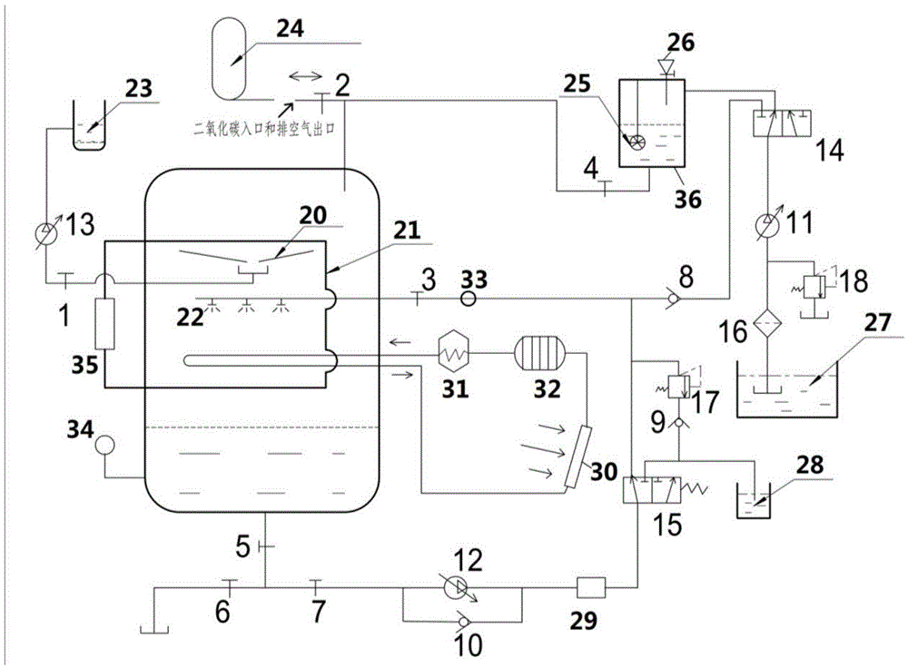 Seawater desalination system with loop heat pipe