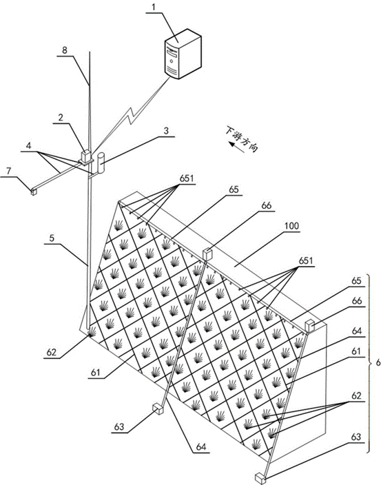 System for realizing dam slope protection based on convolutional neural network