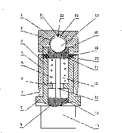 Air-pressure type needleless injector power head