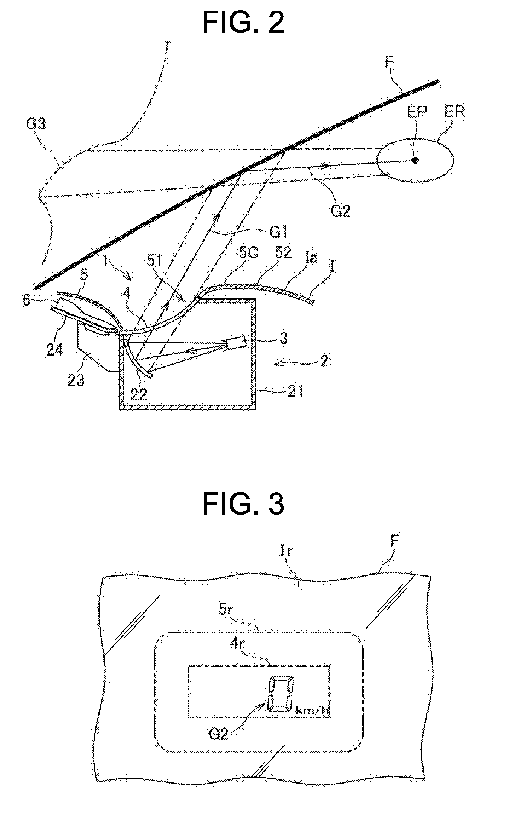 Vehicle display device