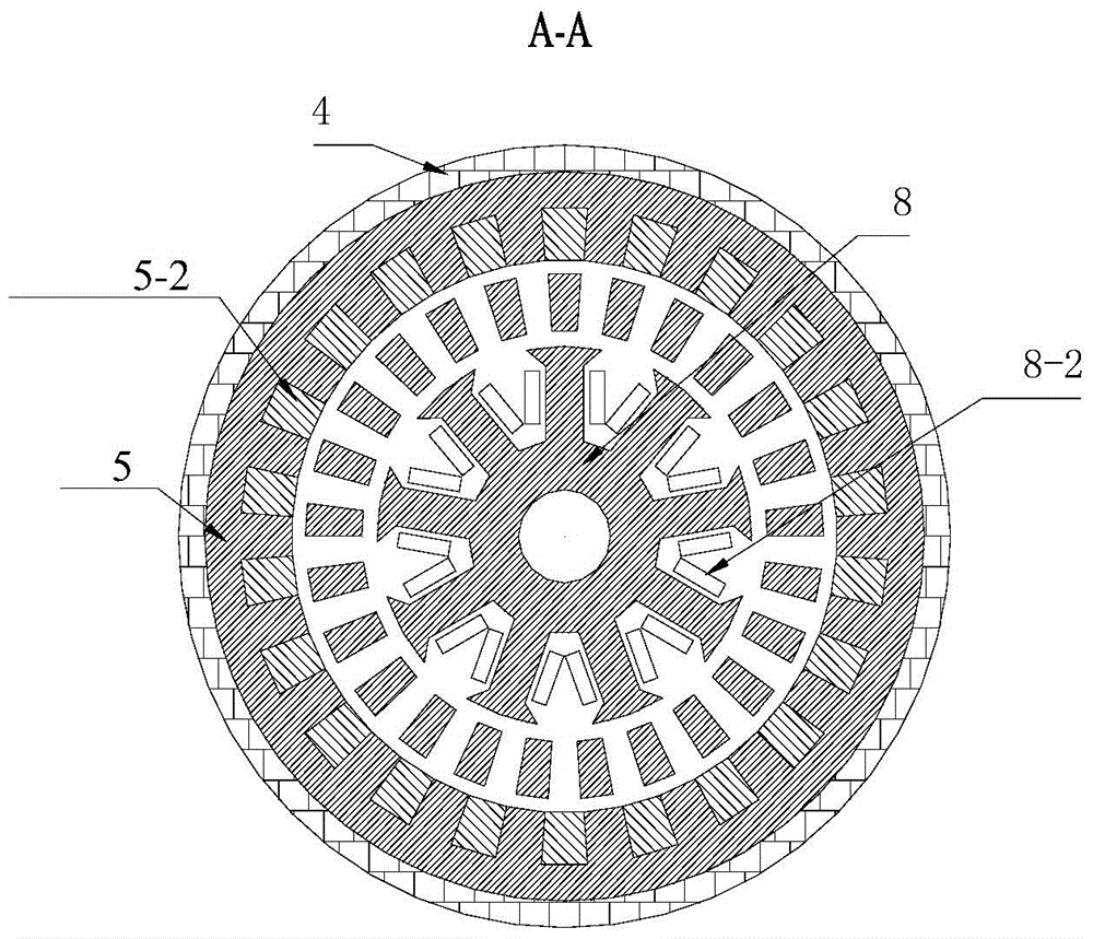 Parallel hybrid excitation compound motor with outer stator poles