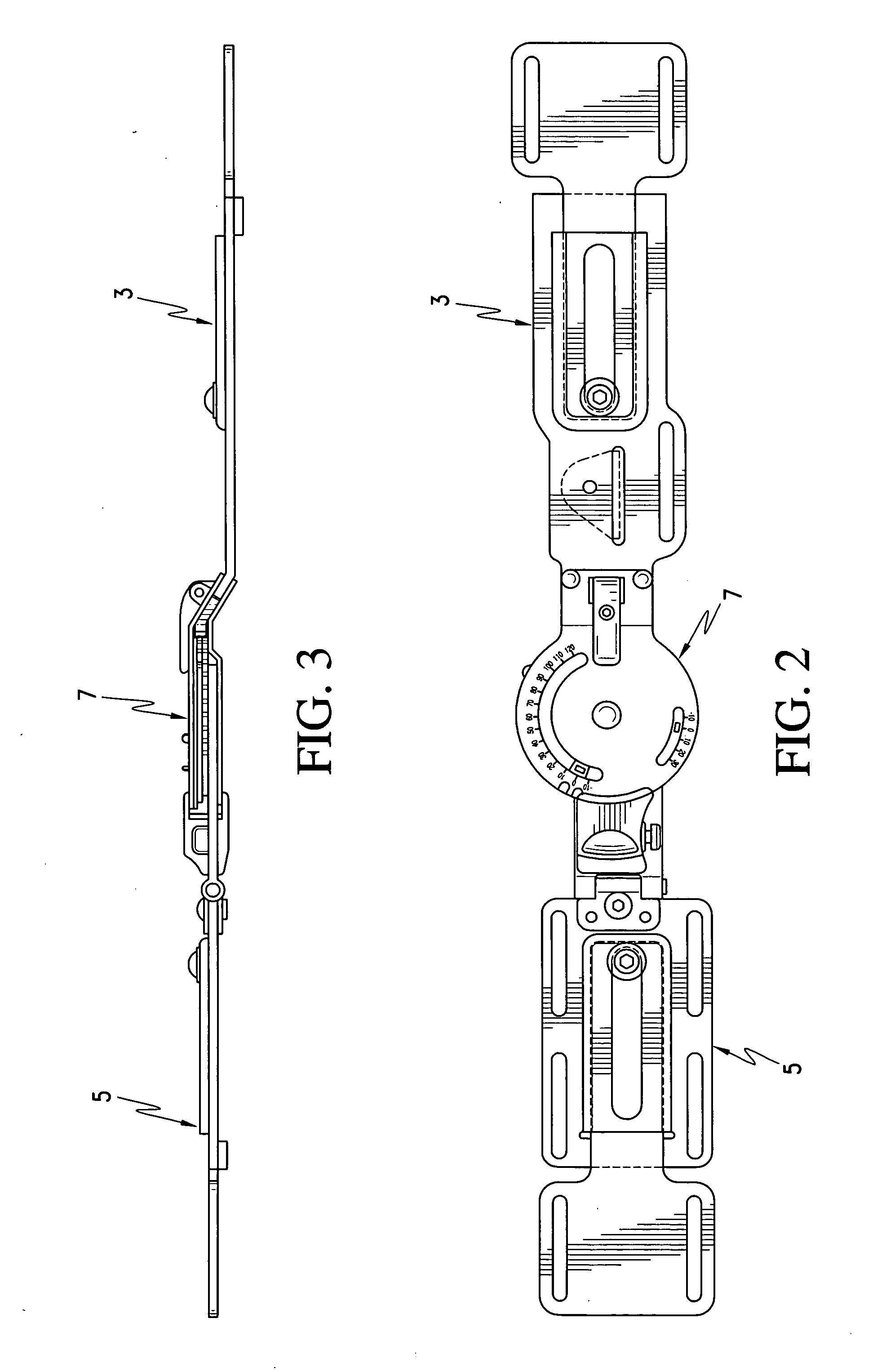 Post operative knee brace with multiple adjustment features