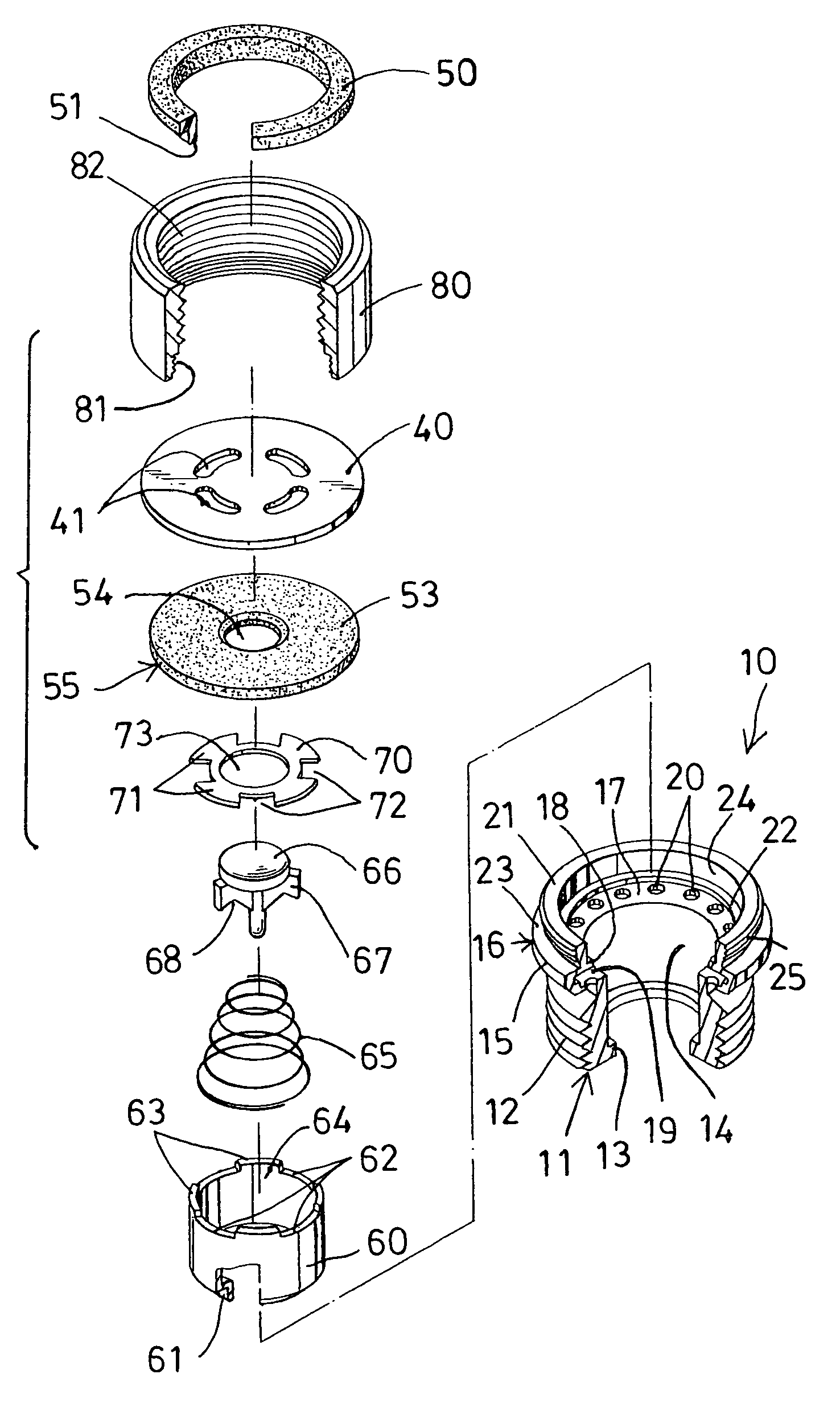 Tube coupling device having check valve