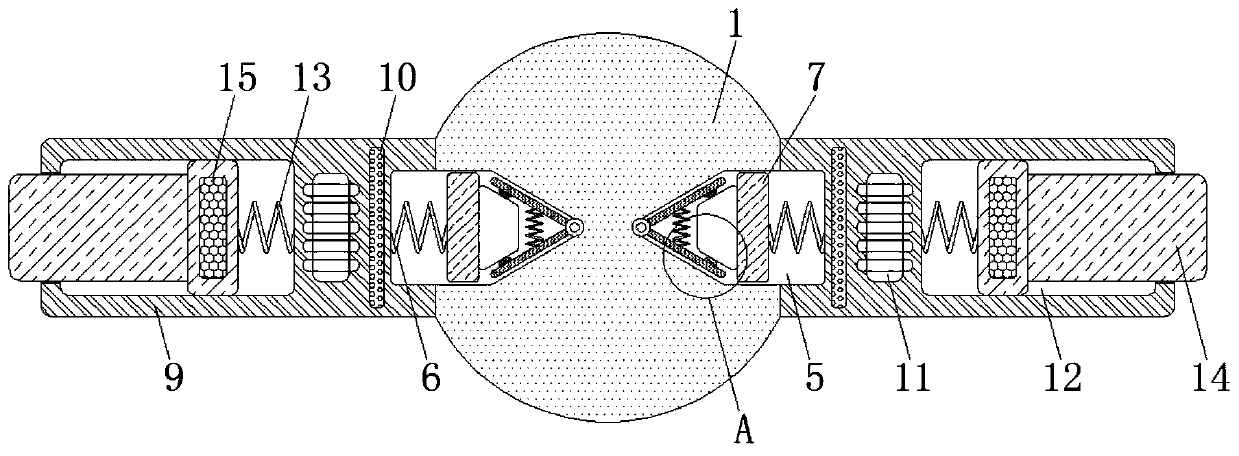 Anti-stall intermittent stirring device for cosmetic materials