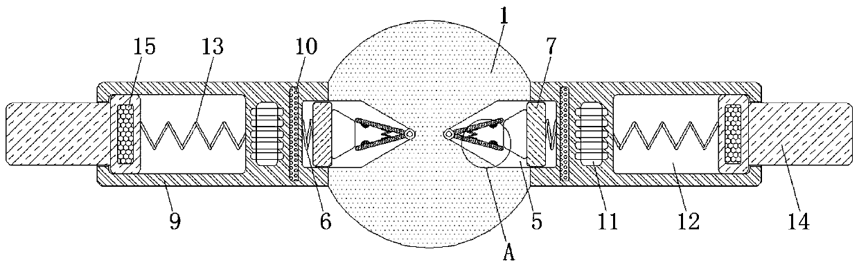 Anti-stall intermittent stirring device for cosmetic materials