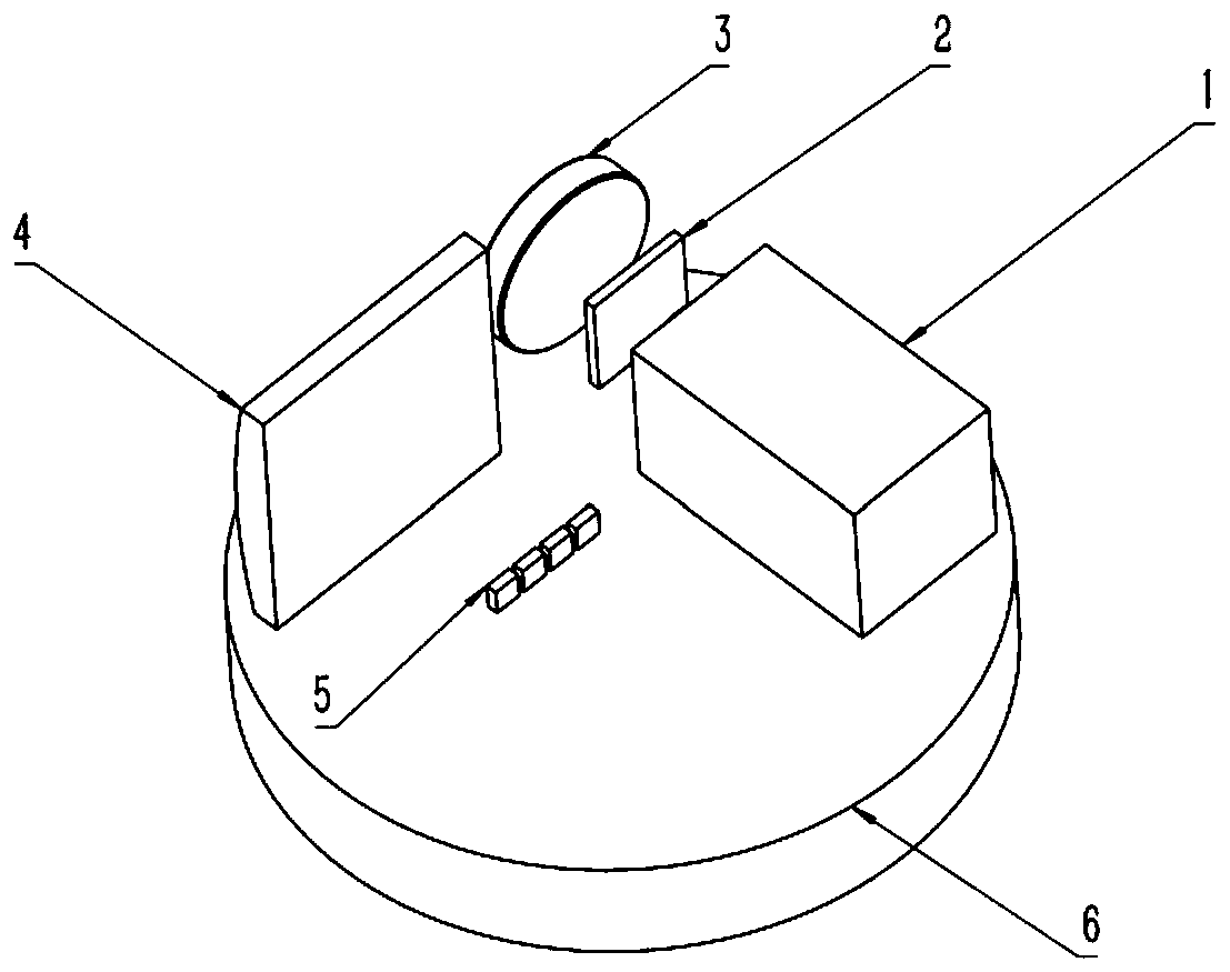 Rotary scanning laser radar imaging device