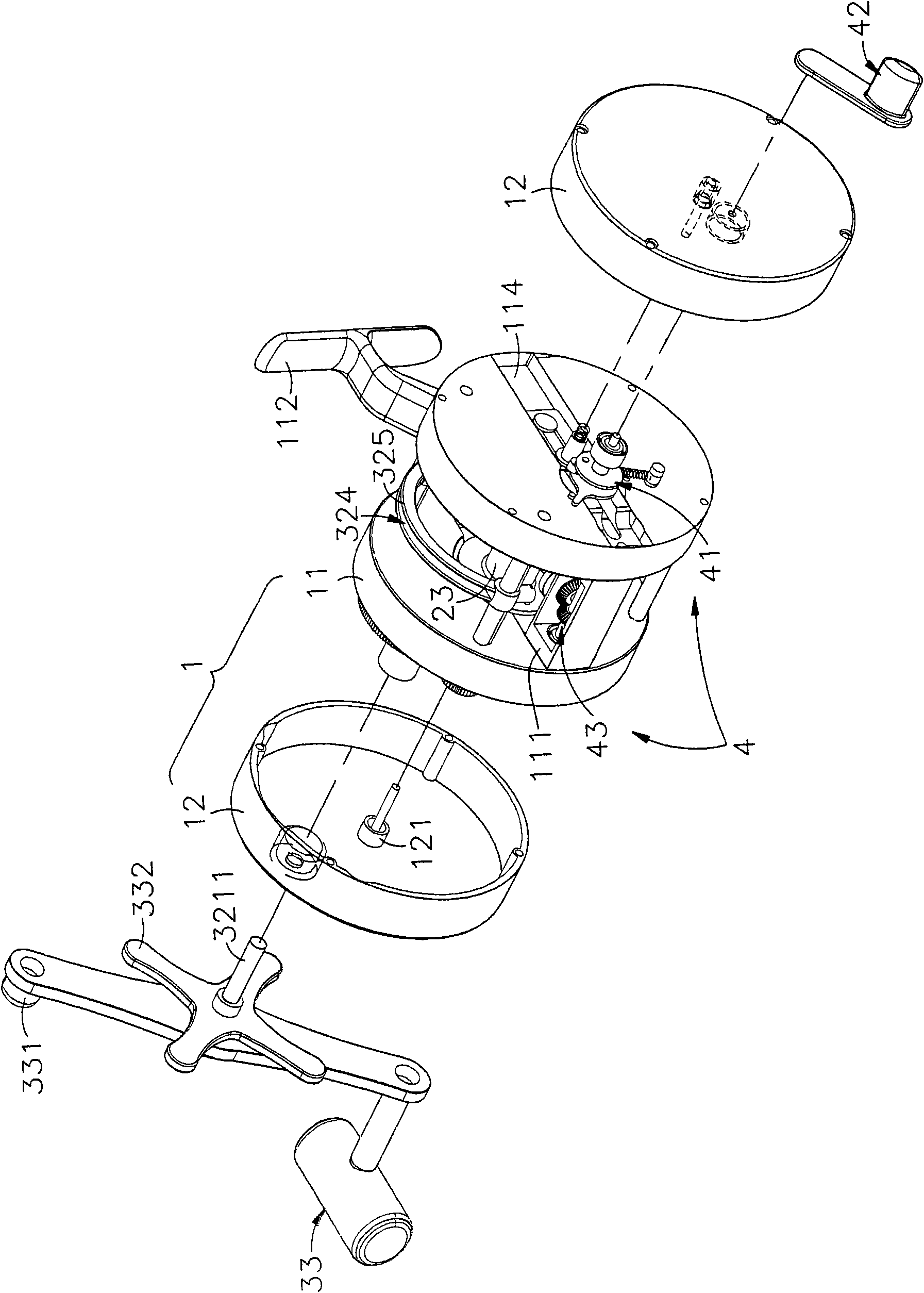 Reel rotation winder