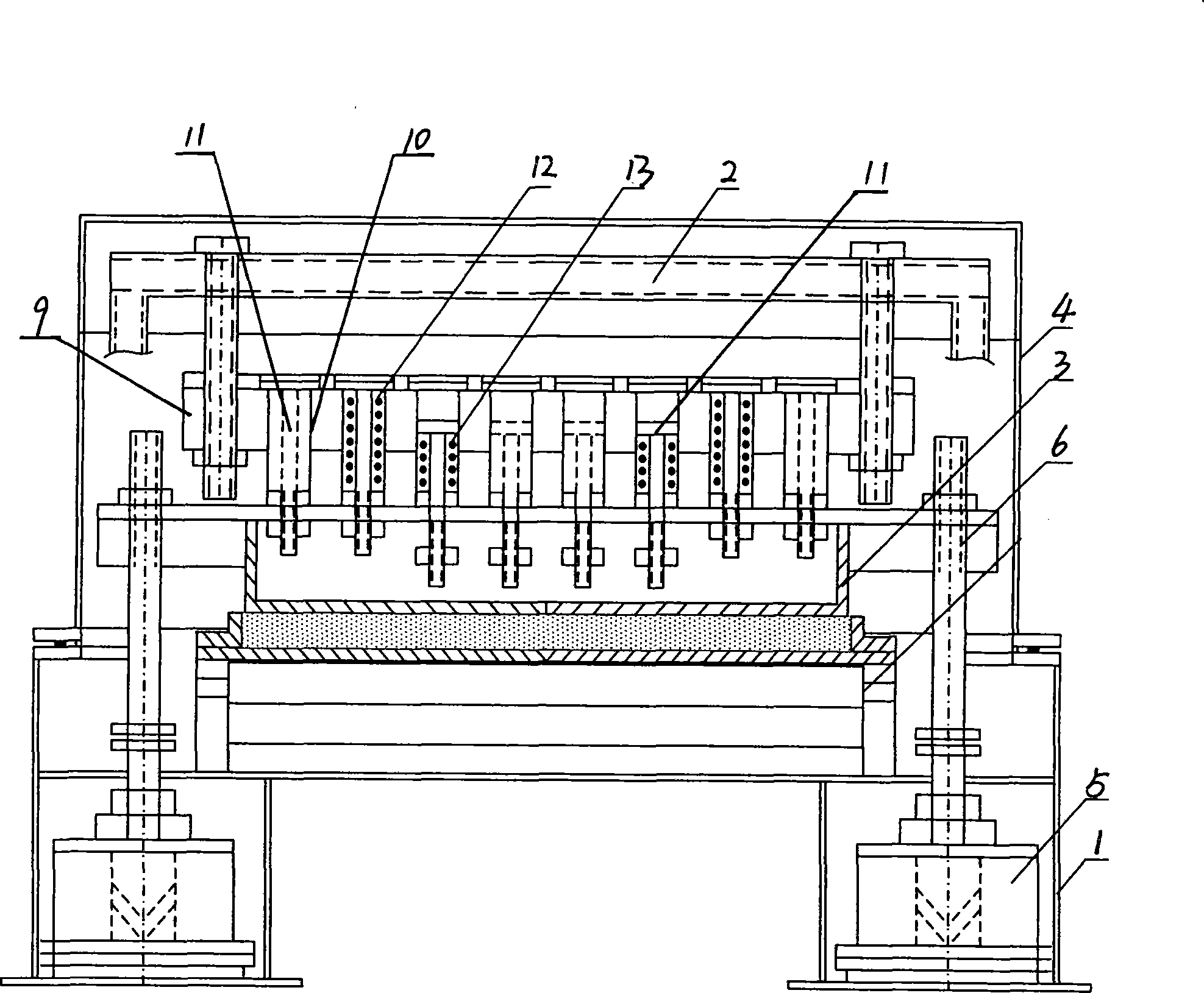 Electromagnetic artificial quartz in lump forming device