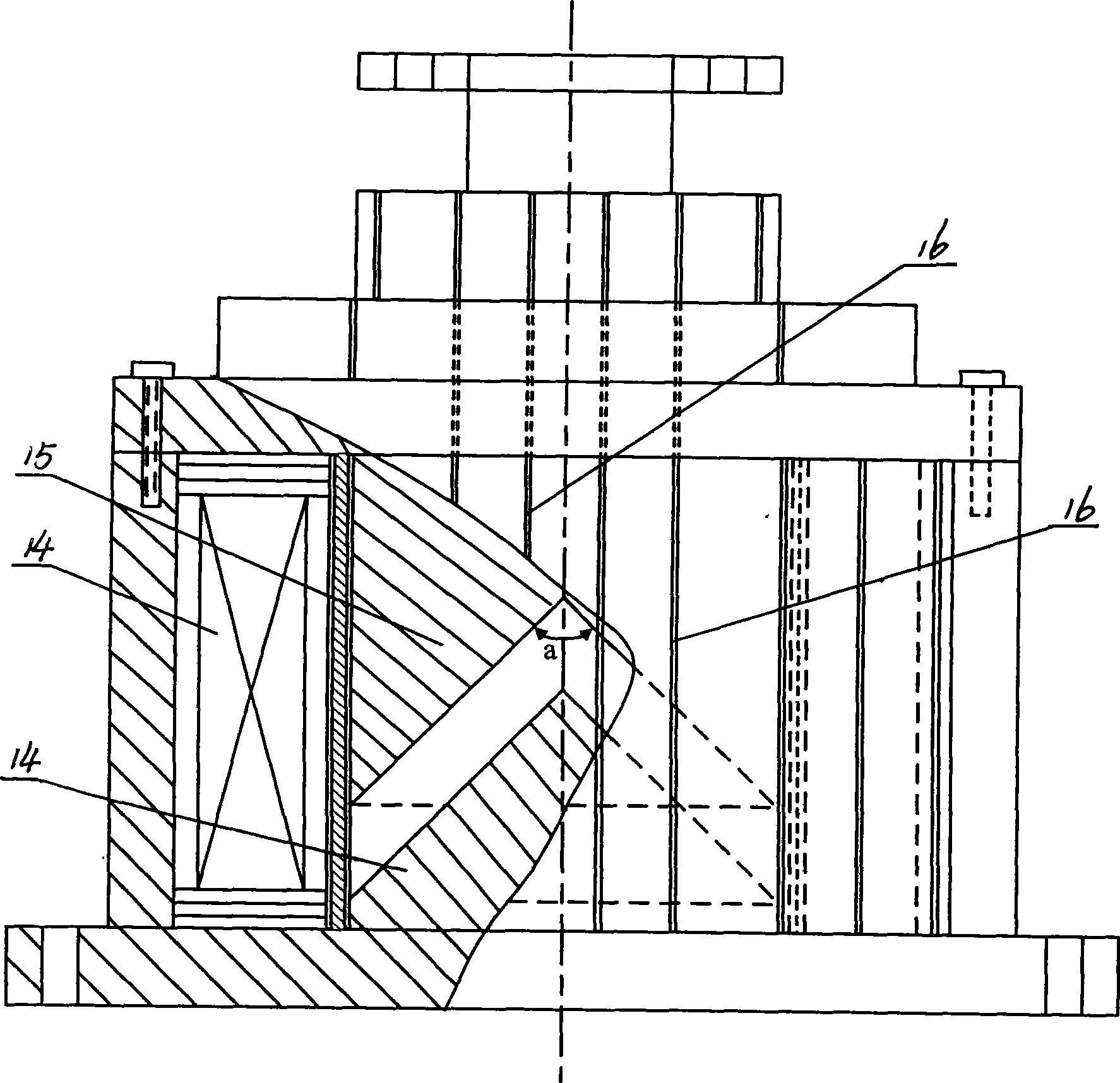 Electromagnetic artificial quartz in lump forming device