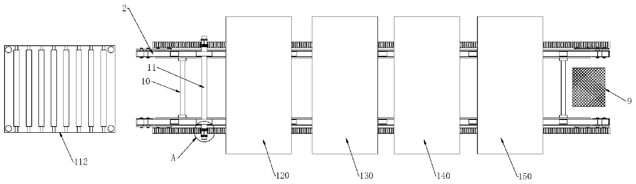 Greenhouse support pipe production line