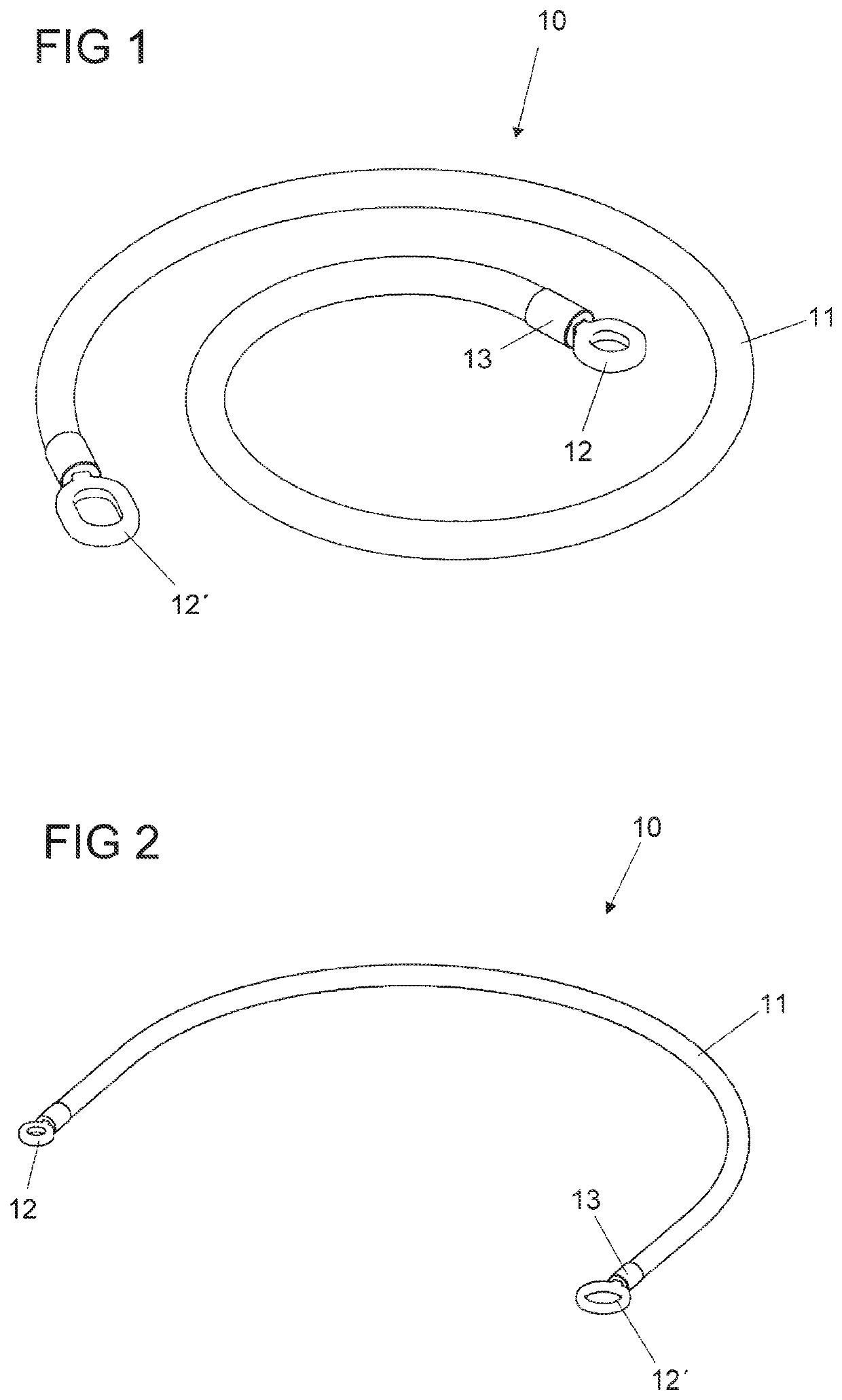 Securing cable for securing movable objects