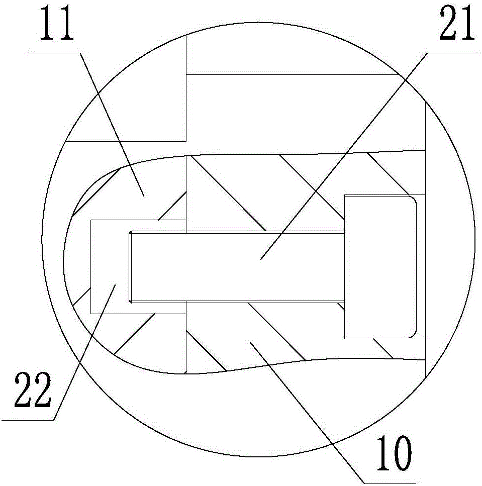 Wedge-shaped part press-riveting device and method