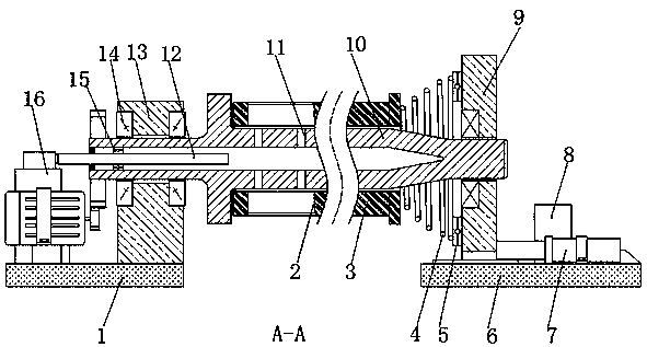 Textile use coiling block facilitating fabric winding