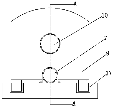 Textile use coiling block facilitating fabric winding